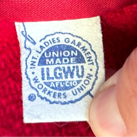 Vintage Red 1960’s Shagmoor Coat, approx size 10 - Picture 15 of 16